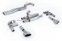 Audi RS3 8V - 80MM Race Non-Resonated (Loudest) Cat-Back Exhaust System with Titanium Trims