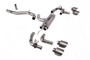 VW Golf R MK8/MK8.5 - 80mm System with Brushed Titanium Trims (Race System - Loudest)