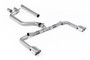 VW Golf GTI Mk8 - 80mm OPF/GPF Back System with Polished Trims (Race System - Loudest)