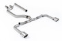 VW Golf GTI Mk8 - 80mm OPF/GPF Back System with Brushed Titanium Trims (Race System - Loudest)