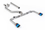 VW Golf GTI Mk8 - 80mm OPF/GPF Back System with Burnt Titanium Trims (Race System - Loudest)