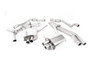 Audi RS5 B9.5 Non GPF Models - Resonated (Quieter) Cat Back Exhaust System with Cerakote Black Oval Trims