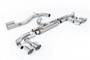 Audi S3 8Y Sportback GPF models - 'Race' 80mm Non-Resonated (Loudest) Cat-Back Exhaust System with Polished Trims