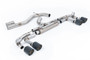 Audi S3 8Y Sportback GPF models - 'Race' 80mm Non-Resonated (Loudest) Cat-Back Exhaust System with Carbon Trims