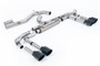 Audi S3 8Y - Non-Resonated Race (Loudest) Cat Back Exhaust System with GT-115 Cerakote Black Tips