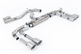 Audi S3 8Y - Non-Resonated Race (Loudest) Cat Back Exhaust System with with GT-115 Brushed Titanium Tips