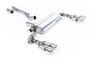 Maxton x Milltek - OPF/GPF Back System with Quad GT-100 Polished Trims - Fits Maxton Diffuser Only