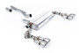 Maxton x Milltek - OPF/GPF Back Exhaust System with Quad GT-100 Brushed Titanium Trims - Fits Maxton Diffuser Only