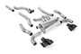 Cat Back Exhaust System with Quad GT-100 Cerakote Black Trims