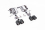 Range Rover Sport SVR 5.0 V8 (Facelift) - Valved Rear Silencers with JET-115 Carbon Tips