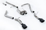 Jeep Gladiator 3.6 V6 - Side Exit Cat Back with GT-115 Cerakote Black Tips