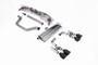 VW Golf GTI Mk8 - Particulate Filter-Back - Golf R Style - Road+ with Cerakote Black Tips