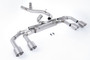 VW Golf R MK8/MK8.5 - 80mm Systems Non Valved with Titanium Tips (Race System - Loudest)