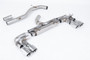 VW Golf R MK7 - 80mm Race Cat-back with GT-100 Polished Trims (Non-Resonated - Loudest)