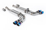 Mercedes G63 W463 (ROW Non GPF Models) - Valved Cat-Back Exhaust System with Burnt/Blue Titanium Trims
