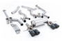 BMW G87 M2 - Non Resonated Cat-Back with JET-115 Carbon Trims (Removes Secondary Cats)