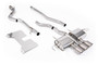 Honda Civic FL5 Type R - Non Resonated (Loudest) Non-Valved Catback Systems with Brushed Titanium Trims