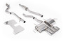 Honda Civic FL5 Type R - Part Resonated (Road+) Non-Valved Catback Systems with Polished Trims