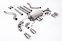 Land Rover Defender 110 5.0 V8 (NAS Non GPF Models) - Cat Back Valved System with Brushed Titanium Trims - Non Resonated