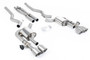 Ford Mustang 5.0 V8 Dark Horse/ Mach 1 - Active Valved Cat Back with X Pipe and Brushed Titanium Tips