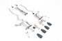 Ford Mustang 5.0 V8 GT (S650 Fastback) - Active Valved Cat Back with X Pipe and Cerakote Black Tips