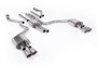 Audi A6 3.0 TFSI C7.5 - Resonated Cat Back with Brushed Titanium Trims