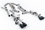 Audi S8 D5 V8 (Long Wheel Base) - Resonated (Quieter) Cat-Back with Cerakote Black Tips