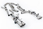 Audi S8 D5 V8 (Long Wheel Base) - Resonated (Quieter) Cat-Back with Brushed Titanium Tips