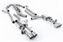 Audi S8 D5 V8 (Long Wheel Base) - Non-Resonated (Louder) Cat-Back with Brushed Titanium Tips