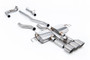 Honda Integra DE5 Type S - Non-Resonated (Loudest) Cat-Back with 3 x GT-115 Brushed Titanium Trims