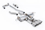 Honda Integra DE5 Type S - Part Resonated (Mid Volume) Cat-Back with 3 x GT-115 Brushed Titanium Trims