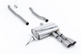 Mini Cooper S F55 - Non-Resonated (Louder) Cat-Back with Brushed Titanium Tips