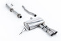 Mini Cooper S F55 - Resonated (Quieter) Cat-Back with Brushed Titanium Tips