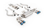 Land Rover Defender 130 5.0 V8 - Resonated Valved OPF/GPF Back System with Burnt/Blue Titanium Trims