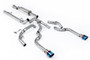 Ford F150 5.0 V8 Supercrew - Road+ Cat-Back with Dual Burnt/Blue Titanium Tips