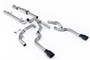 Ford F150 5.0 V8 Supercrew - Race Part-Resonated (Louder) Cat-back with Dual Cerakote Black Tips