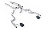 Ford F150 5.0 V8 Supercrew Tremor - Road+ Resonated Cat-back with Dual Cerakote Black Tips