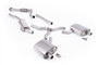Audi A4 2.0 B9.5 Quattro - Road+ Part-Resonated Cat-back - Fit to OE Outlets on Rear Diffuser (No Tips)