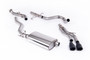 Toyota Tacoma 2.4L Turbo Hybrid - Non-Resonated (Louder) Catback with 2 x GT-100 Cerakote Black Tips