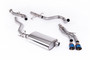 Toyota Tacoma 2.4L Turbo Hybrid - Non-Resonated (Louder) Catback with 2 x GT-100 Burnt/Blue Titanium Tips