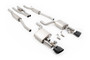 Audi RS4 B7 - V2 Valved Cat-Back with Active H Pipe and Cerakote Black Ovals
