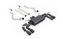 Land Rover Defender 90 5.0 V8 - Black Non-Resonated Cat-Back Valved System with Cerakote Black Tips