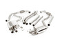 Audi S5 B9 Sport Diff models without Brace Bars - Non-Resonated (Louder) Cat-Back Exhaust System with Quad GT-100 Polished