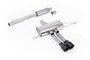 Mini Cooper S F66 - Resonated OPF/GPF Back System for Sport Diffuser only with Cerakote Black Tips