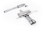 Mini Cooper S F66 - Resonated OPF/GPF Back System for Sport Diffuser only with Brushed Titanium Tips