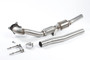 Stainless Steel Cast Downpipe with Race Cat (For Milltek 3" Cat-Back) (Cupra R/Golf GTI)