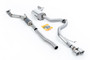 VW Jetta MK6 GLI 2.0T TSI - Resonated (Quieter) Turbo-Back Exhaust System with Hi-Flow Sports Catalyst & Twin Polished Tips