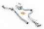 VW Jetta MK6 GLI 2.0T TSI - Resonated Turbo-Back Exhaust System with Catalyst Delete