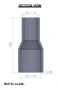 19-16mm Straight Reducer Silicone Hose