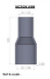 28-25mm Straight Reducer Silicone Hose